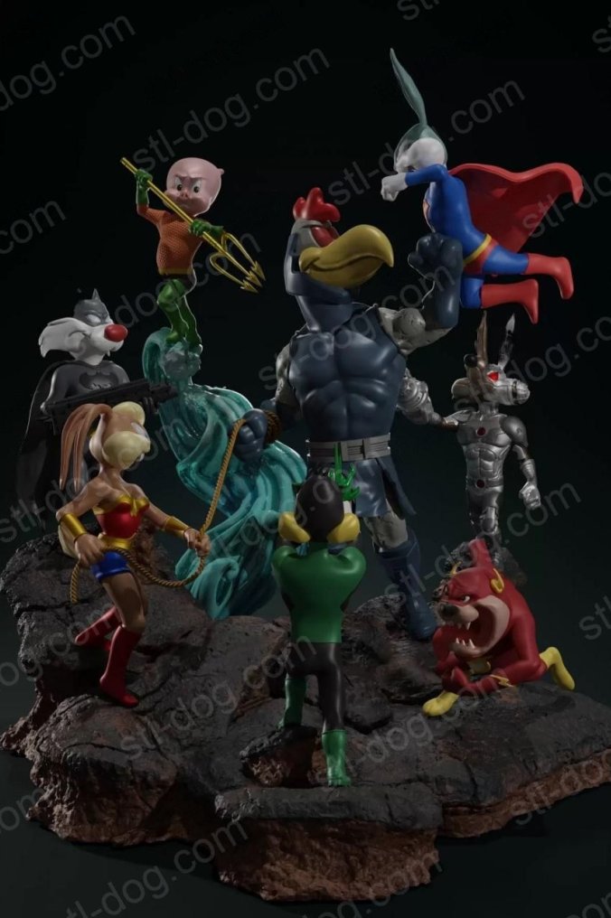 DC 卡通大冒险(Looney Tunes +DC) 3D打印图纸